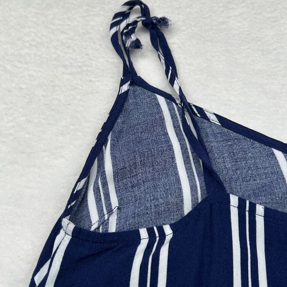 Forever 21 Women's Juniors Striped Cami Mini Dress Size Small Blue White Stripes - Picture 10 of 10